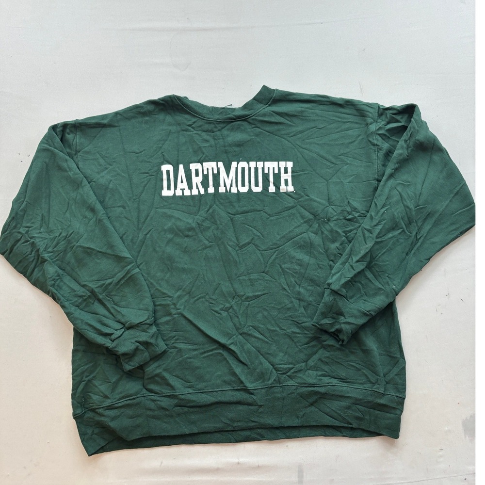 Ivysport Dartmouth College Sweatshirt Green Crewneck Pullover Large Ivy League